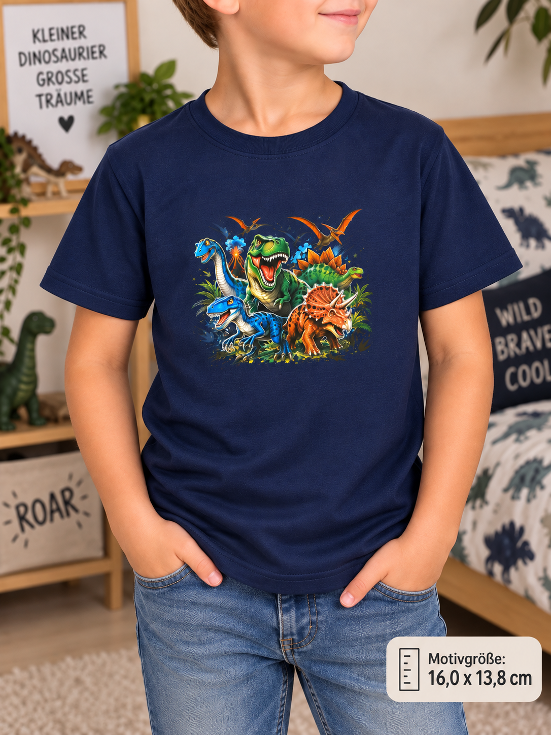 Dinosaurier Kinder T-Shirt – für kleine Abenteurer